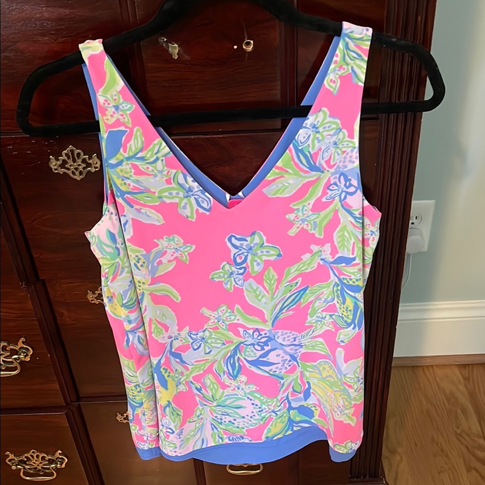 Lilly Pulitzer reversible florin top